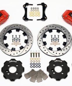 Wilwood Dynapro Radial Front Kit 12.19in Drilled Red Mini Cooper