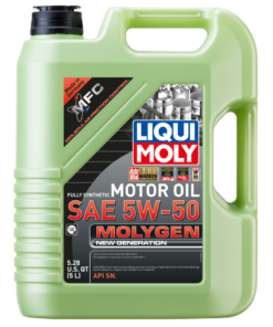 LIQUI MOLY 5L Molygen New Generation Motor Oil 5W50 - Case of 4