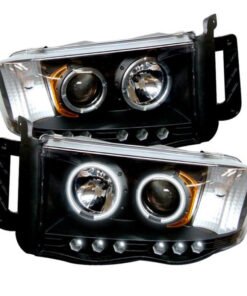 Spyder Dodge Ram 1500 02-05 03-05 Projector Headlights CCFL Halo LED Blk PRO-YD-DR02-CCFL-BK