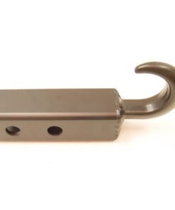 Rugged Ridge 2in Black Tow Hook Receiver