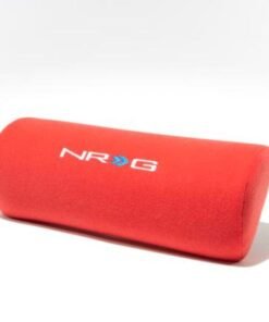 NRG Bucket Seat Extra Firm Half Moom Lumbar Support Red 1pc