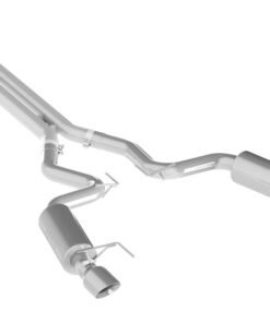 MBRP 15 Ford Mustang GT 5.0 Convertible T409 3in Cat Back Dual Split Rear Exit (Street Version)