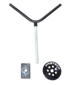 Fabtech Universal Spare Tire Flat Mount - Black