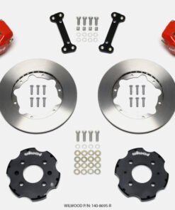 Wilwood Forged Dynalite Front Hat Kit 11.00in Red Integra/Civic w/Fac.240mm Rtr