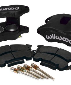 Wilwood D52 Front Caliper Kit - Black Ano 2.00 / 2.00in Piston 1.28in Rotor