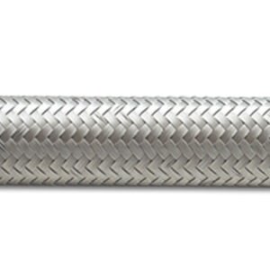 Vibrant -4 AN SS Braided Flex Hose (2 foot roll)