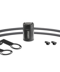 CORSA Performance 1/2in Universal 3 oz Aluminum Oil Catch Can with Mounting Brackets