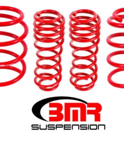 BMR 07-14 Shelby GT500 Performance Version Lowering Springs (Set Of 4) - Red