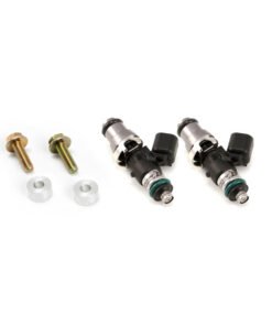 Injector Dynamics ID1300-XDS Fuel Injectors Polaris RZR 14mm Grey Adapter Top (Set of 2)