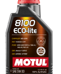 Motul 1L Synthetic Engine Oil 8100 5W30 ECO-LITE - Case of 12