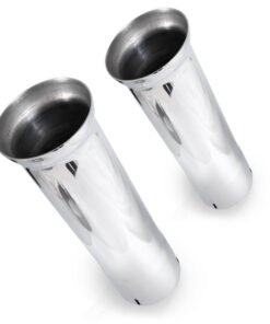 Stainless Works Bell Exhaust Tips- 2 1/2in ID Inlet 2 1/2in Body