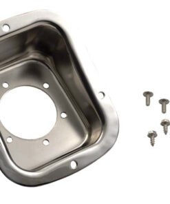 Kentrol 78-95 Jeep CJ/Wrangler YJ Gas Filler Neck - Polished Silver