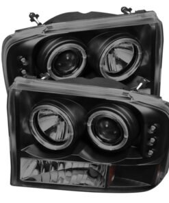 Spyder Ford F250 Super Duty 99-04 Projector Version 2 LED Halo LED Blk Smke PRO-YD-FF25099-1P-G2-BSM