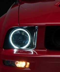 Raxiom 05-09 Ford Mustang GT V6 Axial Series CCFL Halo Projector Headlight- Blk Housing (Smkd Lens)