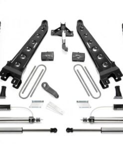 Fabtech 17-20 Ford F250/350 4WD Diesel 6in Radius Arm System w/DL 2.25 Resi Shocks & Rear DL Shocks