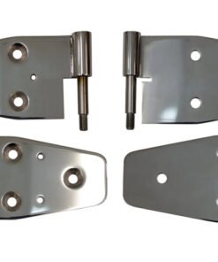 Kentrol 03-06 Jeep Wrangler TJ Door Hinge Set of 4 Pieces Polished