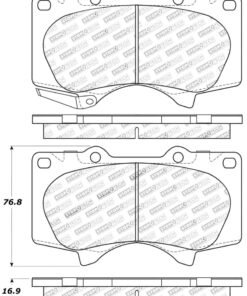 StopTech 05-17 Toyota Tacoma w/6 Lug Holes Wheels Street Performance Front Brake Pads