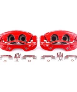 Power Stop 02-06 Cadillac Escalade Rear Red Calipers w/Brackets - Pair