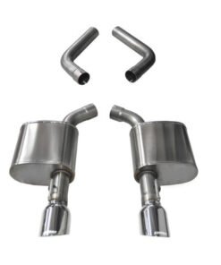 Corsa 15-19 Dodge Charger 6.4L/17-19 Dodge Charger 5.7L Polished Sport AxleBack Exhaust w/4.5in Tips