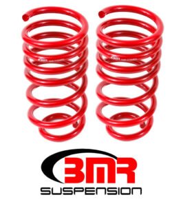BMR 10-15 5th Gen Camaro V8 Rear Lowering Springs - Red