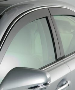 AVS 21-22 Jeep Grand Cherokee Ventvisor Low Profile Deflectors 4pc - Smoke w/Chrome Trim