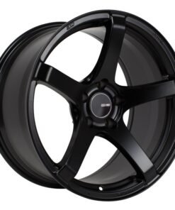 Enkei Kojin 18x8 40mm Offset 5x114.3 Bolt Pattern 72.6mm Bore Dia Matte Black Wheel