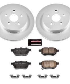 Power Stop 09-10 Pontiac Vibe Rear Z17 Evolution Geomet Coated Brake Kit