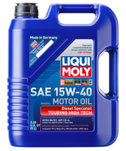 LIQUI MOLY 5L Touring High Tech Diesel Special Motor Oil 15W40 - Case of 4