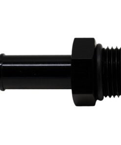 DeatschWerks 8AN ORB Male to 1/2in Male Barb Fitting (Incl O-Ring) - Anodized Matte Black