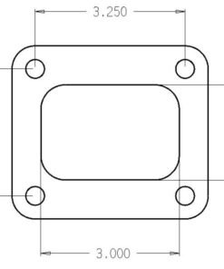 Cometic Turbo FLG T4 Garrett Exh Inlet .010in Exhaust Gasket