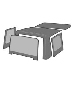 Rampage 1997-2006 Jeep Wrangler(TJ) OEM Replacement Top - Spice Denim