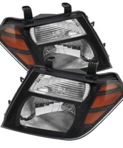 Xtune Nissan Pathfinder 08-11 Amber Crystal Headlights Black HD-JH-NP08-AM-BK