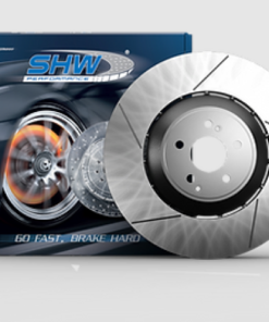 SHW 10-16 Porsche Panamera Turbo 4.8L w/o Ceramic Brakes Left Front Slotted Lightweight Brake Rotor