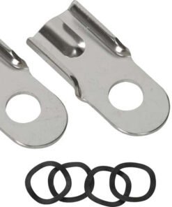Kentrol 76-86 Jeep CJ8/CJ8 Tailgate Latch Pair CJ7/CJ8 - Polished Silver