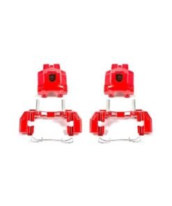 Power Stop 99-04 Jeep Grand Cherokee Rear Red Calipers w/Brackets - Pair