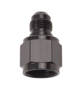 Russell Performance -8 AN Female to -6 AN to Male B-Nut Reducer (Black)