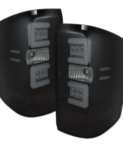 Spyder Chevy 1500 14-16 Light Bar LED Tail Lights Blk Smke ALT-YD-CS14-LBLED-BSM