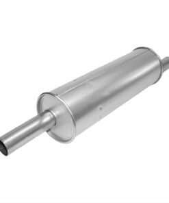 AP Exhaust 3761 Enforcer Aluminized Steel Round Glass Pack Exhaust Muffler