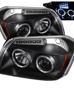 Spyder Dodge Magnum 05-07 Projector Headlights LED Halo LED Blk (Not Included) PRO-YD-DMAG05-LED-BK