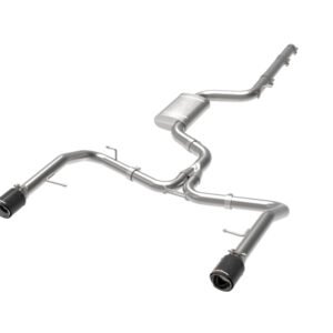 afe 19-21 VW Jetta GLI L4-2.0L (t) MACH Force-Xp 3in to 2-1/2in SS Cat-Back Exhaust System Carbon