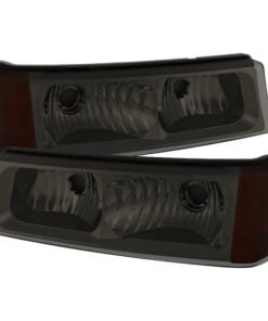 Xtune Chevy Silverado 03-06 Bumper Lights Smoke CBL-JH-CSIL03-AM-SM