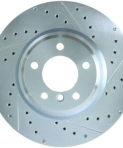 StopTech Select Sport 07-13 BMW 335i Slotted & Drilled Vented Left Front Brake Rotor