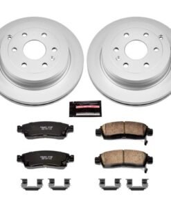 Power Stop 08-17 Buick Enclave Rear Z17 Evolution Geomet Coated Brake Kit
