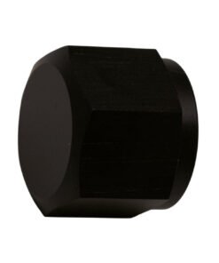 DeatschWerks 8AN Female Flare Cap - Anodized Matte Black
