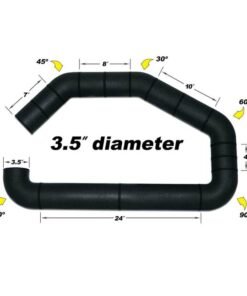 Airaid U-Build-It - 3.5in Intake Tube