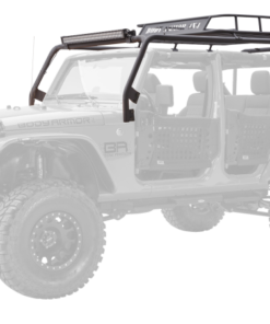 Body Armor 4x4 07-18 Jeep Wrangler JK 4 Door Cargo Roof Rack Box 2 Of 2