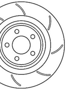 StopTech SportStop 06-09 Chrysler SRT-8 Rear Right Drilled & Slotted Rotor