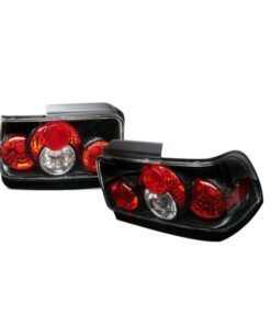 Spyder Toyota Corolla 93-97 Euro Style Tail Lights Black ALT-YD-TC93-BK