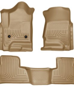 Husky Liners 2015 Chevy/GMC Tahoe/Yukon WeatherBeater Combo Tan Floor Liners