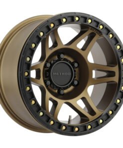 Method MR106 Beadlock 17x9 -44mm Offset 6x5.5 108mm CB Method Bronze w/BH-H24125 Wheel